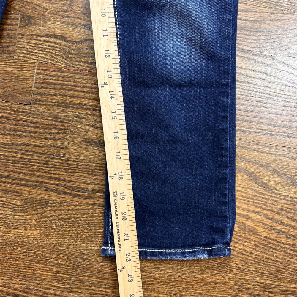 Silver Jeans Co Suki Womens 27 Mid Capri Dark Wash Denim Cropped - Picture 7 of 10